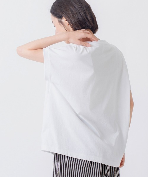 Kelen（ケレン）の「「KELEN / ケレン」ヤッコスリーブTEE（Tシャツ/カットソー・レディース・ブラック/ブラウン/オフホワイト/サックスブルー・M/S）」の16枚目の写真