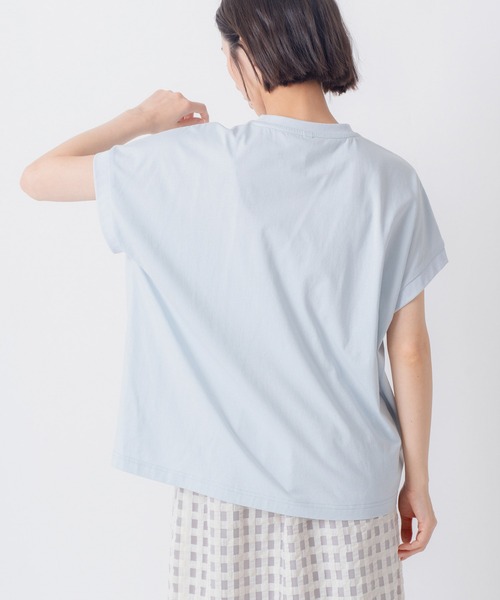 Kelen（ケレン）の「「KELEN / ケレン」ヤッコスリーブTEE（Tシャツ/カットソー・レディース・ブラック/ブラウン/オフホワイト/サックスブルー・M/S）」の22枚目の写真