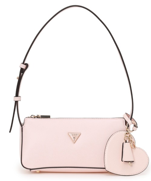 Guess（ゲス）の「ISOBEL MINI SHOULDER BAG バッグ ハンドバッグ（ハンドバッグ・レディース・ライトピンク/ブラック/ホワイト・ONE SIZE）」の5枚目の写真