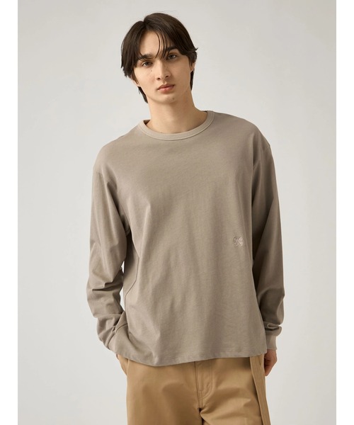 Mc McGREGOR(エムシーマックレガー)の「【Mc McGREGOR】Twisted Yarn Jersey LS Tee(Tシャツ/カットソー・メンズ・ブラック/キャメル/ブルー系その他2・L/M)」の3枚目の写真