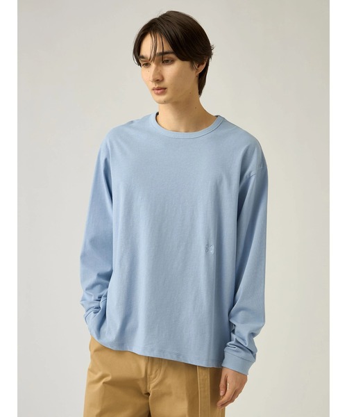 Mc McGREGOR(エムシーマックレガー)の「【Mc McGREGOR】Twisted Yarn Jersey LS Tee(Tシャツ/カットソー・メンズ・ブラック/キャメル/ブルー系その他2・L/M)」の2枚目の写真