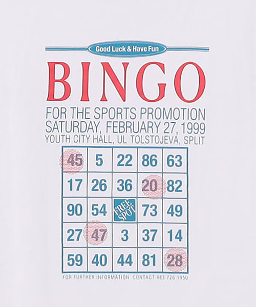 THE SHINZONE(ザ シンゾーン)の「THE SHINZONE | BINGO TEE WOMEN(Tシャツ/カットソー・レディース・ダークグリーン/ホワイト・F)」の10枚目の写真