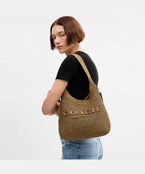 COACH(コーチ)の「ブルックリン ショルダー バッグ 28(かごバッグ)(かごバッグ・レディース・グリーン系その他・ONE)」の4枚目の写真