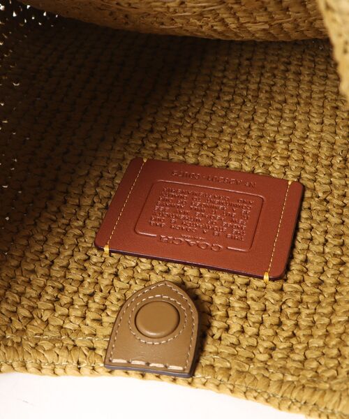 COACH(コーチ)の「ブルックリン ショルダー バッグ 28(かごバッグ)(かごバッグ・レディース・グリーン系その他・ONE)」の2枚目の写真