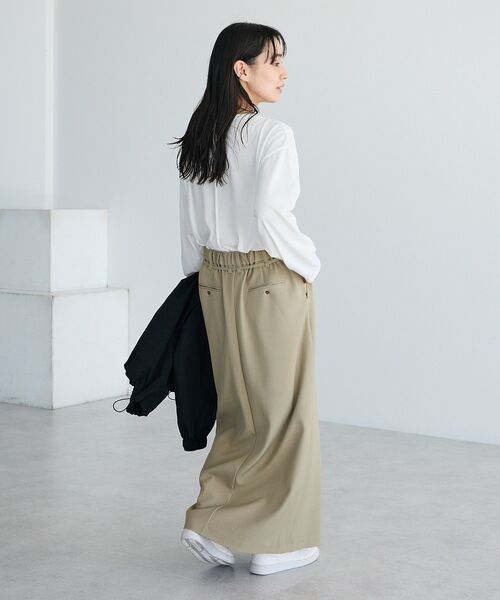 CRAFT STANDARD BOUTIQUE(クラフトスタンダードブティック)の「ロゴプリントロンTee(Tシャツ/カットソー・レディース・グレー/オフホワイト/ダークグレー・FREE)」の9枚目の写真