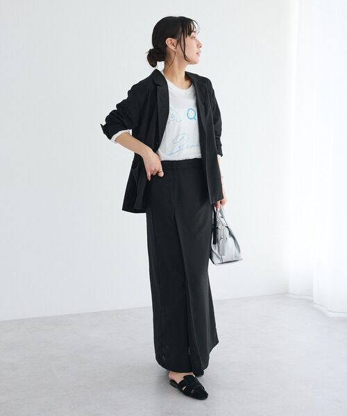 CRAFT STANDARD BOUTIQUE(クラフトスタンダードブティック)の「ロゴプリントロンTee(Tシャツ/カットソー・レディース・グレー/オフホワイト/ダークグレー・FREE)」の10枚目の写真