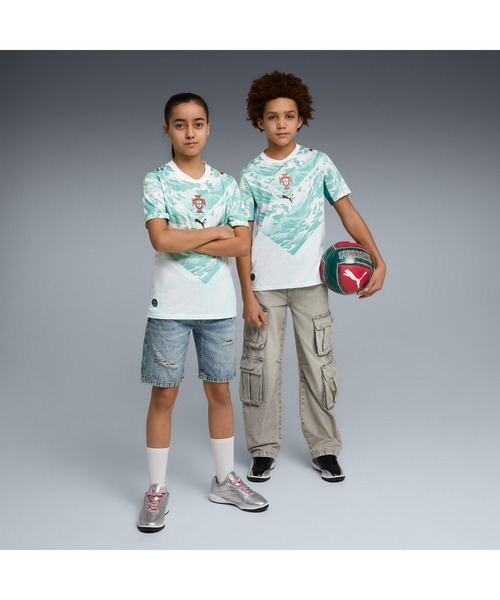 PUMA プーマ キッズ サッカー ポルトガル代表 アウェイ レプリカ 半袖