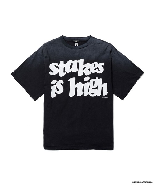 F-LAGSTUF-F(フラグスタフ)の「F-LAGSTUF-F / "stakes is high" TEE( × De La Soul)(Tシャツ/カットソー・メンズ・ブラック・XL/M/L)」の2枚目の写真