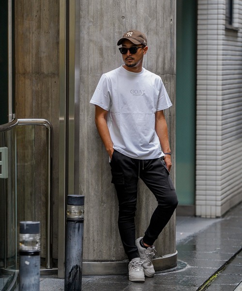 adamsJUGGLER(アダムスジャグラー)の「W/Rゴートベアーティー(Tシャツ/カットソー・メンズ・ブラック/ホワイト・XL/L/M)」の3枚目の写真