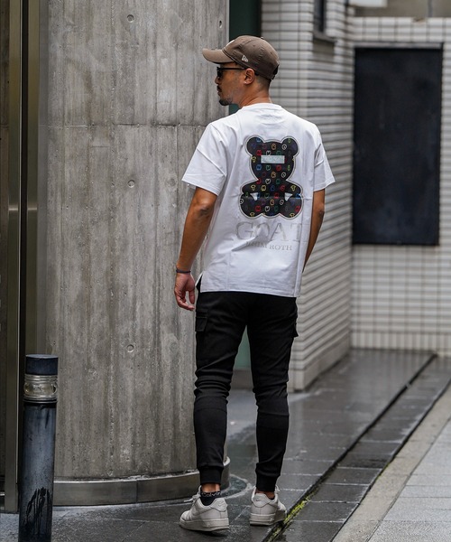 adamsJUGGLER(アダムスジャグラー)の「W/Rゴートベアーティー(Tシャツ/カットソー・メンズ・ブラック/ホワイト・XL/L/M)」の5枚目の写真