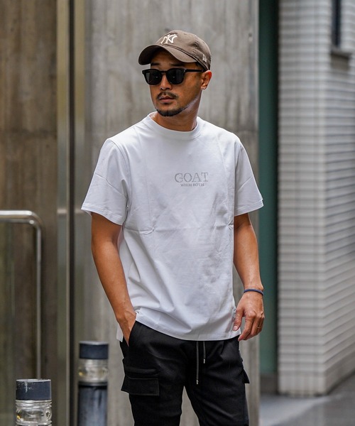 adamsJUGGLER(アダムスジャグラー)の「W/Rゴートベアーティー(Tシャツ/カットソー・メンズ・ブラック/ホワイト・XL/L/M)」の8枚目の写真