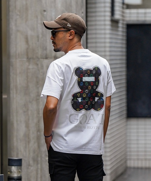 adamsJUGGLER(アダムスジャグラー)の「W/Rゴートベアーティー(Tシャツ/カットソー・メンズ・ブラック/ホワイト・XL/L/M)」の14枚目の写真