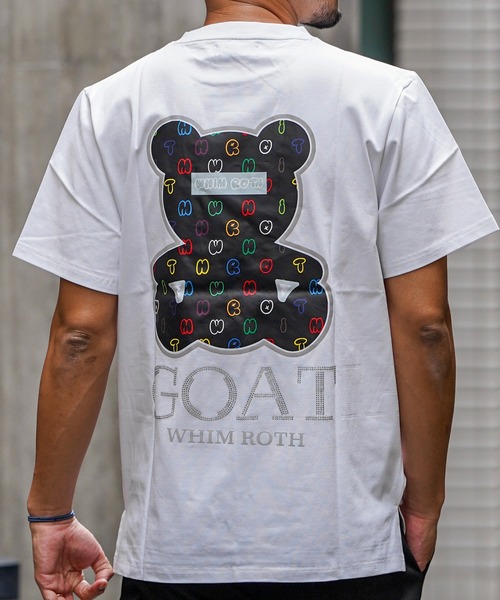 adamsJUGGLER(アダムスジャグラー)の「W/Rゴートベアーティー(Tシャツ/カットソー・メンズ・ブラック/ホワイト・XL/L/M)」の16枚目の写真