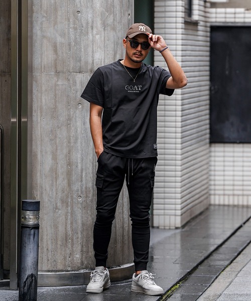 adamsJUGGLER(アダムスジャグラー)の「W/Rゴートベアーティー(Tシャツ/カットソー・メンズ・ブラック/ホワイト・XL/L/M)」の4枚目の写真