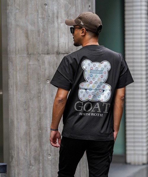 adamsJUGGLER(アダムスジャグラー)の「W/Rゴートベアーティー(Tシャツ/カットソー・メンズ・ブラック/ホワイト・XL/L/M)」の20枚目の写真