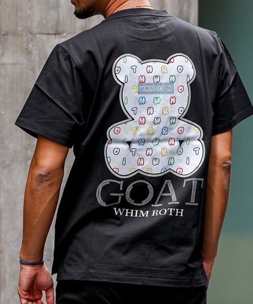 adamsJUGGLER(アダムスジャグラー)の「W/Rゴートベアーティー(Tシャツ/カットソー・メンズ・ブラック/ホワイト・XL/L/M)」の22枚目の写真