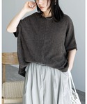 reca(レカ)のシャーリングカットリブプルオーバー