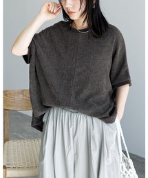 reca | シャーリングカットリブプルオーバー(Tシャツ/カットソー)