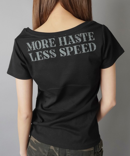 SPINNS(スピンズ)の「平成ムード全開☆彡缶バッジ付きギャルロゴTシャツ(Tシャツ/カットソー・レディース・オフホワイト/グレー/ブラック・ONESIZE)」の20枚目の写真