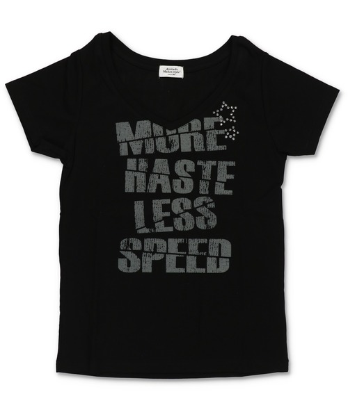 SPINNS(スピンズ)の「平成ムード全開☆彡缶バッジ付きギャルロゴTシャツ(Tシャツ/カットソー・レディース・オフホワイト/グレー/ブラック・ONESIZE)」の8枚目の写真