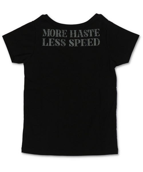 SPINNS(スピンズ)の「平成ムード全開☆彡缶バッジ付きギャルロゴTシャツ(Tシャツ/カットソー・レディース・オフホワイト/グレー/ブラック・ONESIZE)」の9枚目の写真
