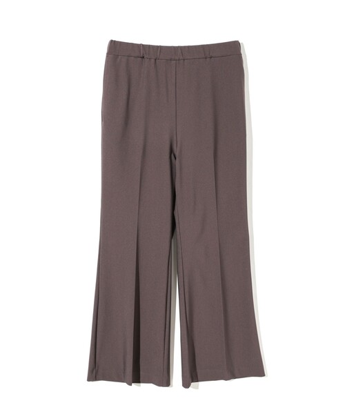 MIDIUMISOLID(ミディウミソリッド)の「MIDIUMISOLID for Ladies エッセンシャルフレアパンツ(その他パンツ・レディース・ブラウン/ブラック/ライトグレー・36/38)」の1枚目の写真