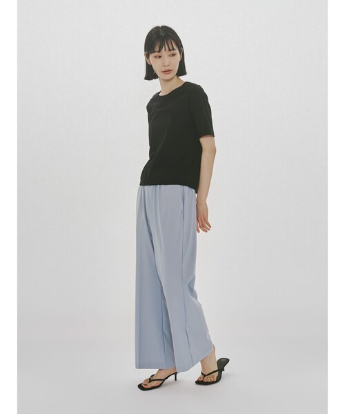 MIDIUMISOLID(ミディウミソリッド)の「MIDIUMISOLID for Ladies エッセンシャルフレアパンツ(その他パンツ・レディース・ブラウン/ブラック/ライトグレー・36/38)」の8枚目の写真