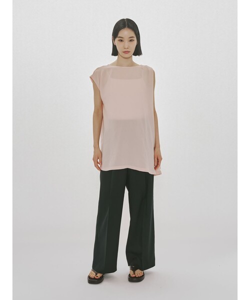 MIDIUMISOLID(ミディウミソリッド)の「MIDIUMISOLID for Ladies エッセンシャルフレアパンツ(その他パンツ・レディース・ブラウン/ブラック/ライトグレー・36/38)」の16枚目の写真