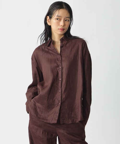 ECOALF（エコアルフ）の「DARIA シャツ / DARIA LINEN SHIRT WOMAN（シャツ/ブラウス・レディース・ホワイト・FREE）」の16枚目の写真
