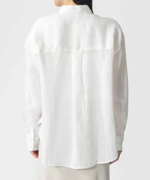 ECOALF（エコアルフ）の「DARIA シャツ / DARIA LINEN SHIRT WOMAN（シャツ/ブラウス・レディース・ホワイト・FREE）」の6枚目の写真