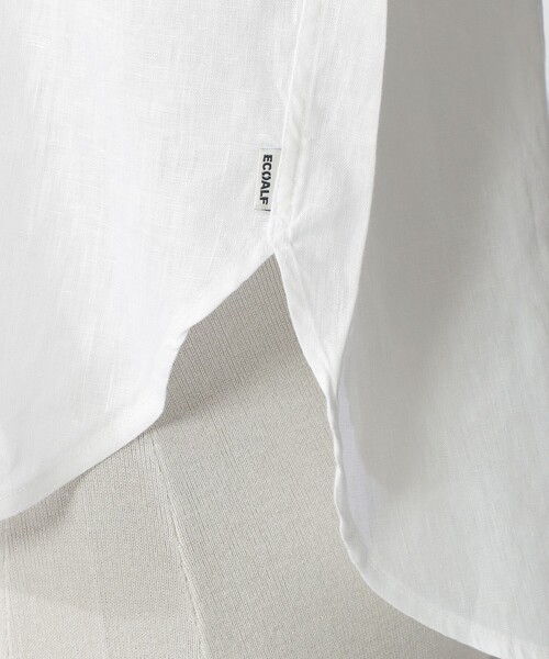 ECOALF（エコアルフ）の「DARIA シャツ / DARIA LINEN SHIRT WOMAN（シャツ/ブラウス・レディース・ホワイト・FREE）」の4枚目の写真