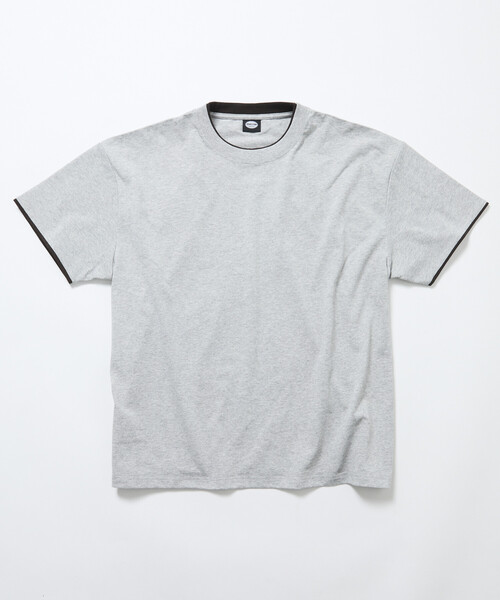 FREAK'S STORE(フリークスストア)の「限定展開 リラックスフィット 配色フェイクレイヤード クルーネック Tシャツ(Tシャツ/カットソー・メンズ・ネイビー/ダークグレー/ホワイト/チャコールグレー・LARGE/MEDIUM/SMALL)」の10枚目の写真