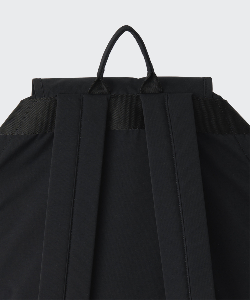 MUSINSA STANDARD（ムシンサスタンダード）の「クリンクルツーポケットフラップバックパック[ブラック]（バックパック/リュック・メンズ・その他・FREE）」の10枚目の写真