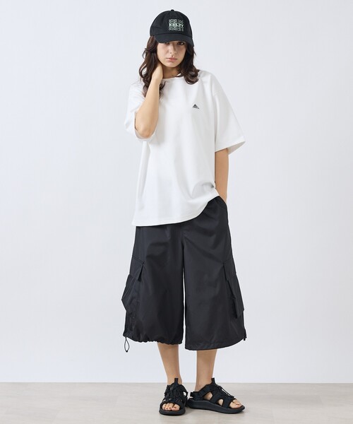 KELTY(ケルティ)の「【KELTY / ケルティ】Wappen Logo Ponte T-Shirt / ワッペンロゴポンチTシャツ/ロゴT/ポンチ素材/ユニセックス(Tシャツ/カットソー・メンズ・チャコールグレー/ブラック/オフホワイト・M/L)」の19枚目の写真