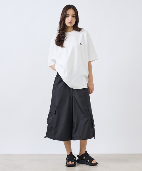 KELTY(ケルティ)の「【KELTY / ケルティ】Wappen Logo Ponte T-Shirt / ワッペンロゴポンチTシャツ/ロゴT/ポンチ素材/ユニセックス(Tシャツ/カットソー・メンズ・チャコールグレー/ブラック/オフホワイト・M/L)」の18枚目の写真