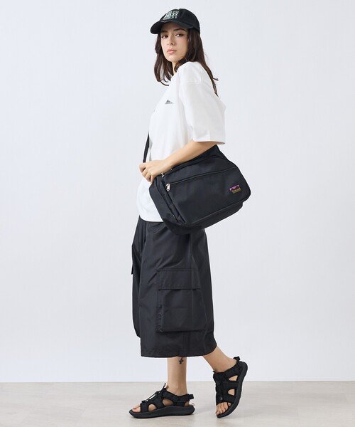 KELTY(ケルティ)の「【KELTY / ケルティ】Wappen Logo Ponte T-Shirt / ワッペンロゴポンチTシャツ/ロゴT/ポンチ素材/ユニセックス(Tシャツ/カットソー・メンズ・チャコールグレー/ブラック/オフホワイト・M/L)」の12枚目の写真