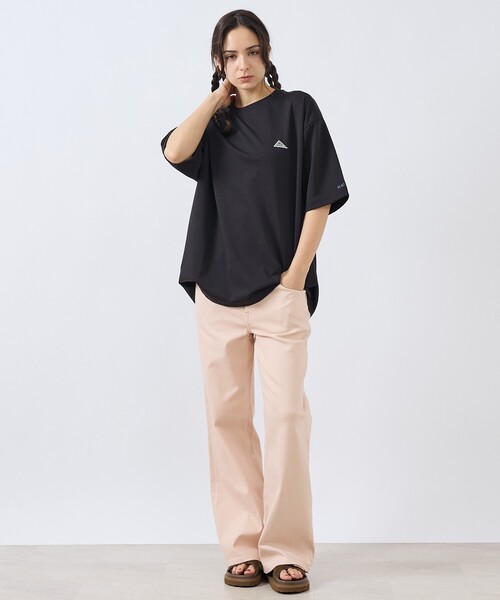 KELTY(ケルティ)の「【KELTY / ケルティ】Wappen Logo Ponte T-Shirt / ワッペンロゴポンチTシャツ/ロゴT/ポンチ素材/ユニセックス(Tシャツ/カットソー・メンズ・チャコールグレー/ブラック/オフホワイト・M/L)」の8枚目の写真