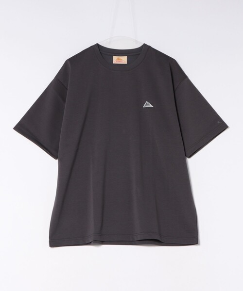 KELTY(ケルティ)の「【KELTY / ケルティ】Wappen Logo Ponte T-Shirt / ワッペンロゴポンチTシャツ/ロゴT/ポンチ素材/ユニセックス(Tシャツ/カットソー・メンズ・チャコールグレー/ブラック/オフホワイト・M/L)」の4枚目の写真