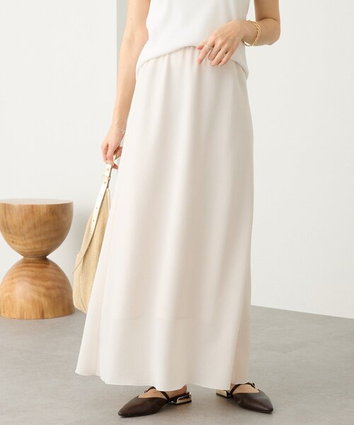 RIVE DROITE（リヴドロワ）の「【セットアップ着用可能】メッシュバイアススカート（スカート・レディース・ブラック/モカ/ブラウン/オフホワイト・36/38）」の2枚目の写真