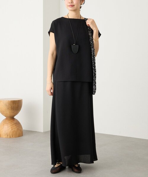 RIVE DROITE（リヴドロワ）の「【セットアップ着用可能】メッシュバイアススカート（スカート・レディース・ブラック/モカ/ブラウン/オフホワイト・36/38）」の5枚目の写真