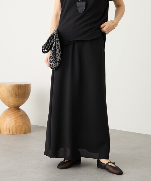 RIVE DROITE（リヴドロワ）の「【セットアップ着用可能】メッシュバイアススカート（スカート・レディース・ブラック/モカ/ブラウン/オフホワイト・36/38）」の8枚目の写真