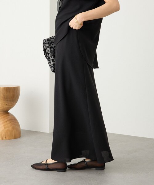 RIVE DROITE（リヴドロワ）の「【セットアップ着用可能】メッシュバイアススカート（スカート・レディース・ブラック/モカ/ブラウン/オフホワイト・36/38）」の10枚目の写真