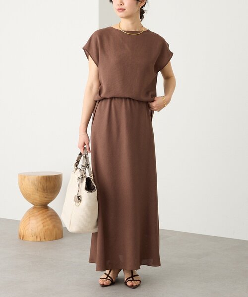 RIVE DROITE（リヴドロワ）の「【セットアップ着用可能】メッシュバイアススカート（スカート・レディース・ブラック/モカ/ブラウン/オフホワイト・36/38）」の18枚目の写真