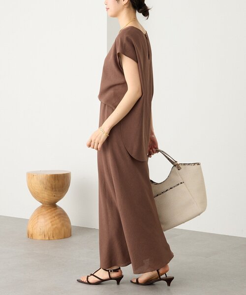 RIVE DROITE（リヴドロワ）の「【セットアップ着用可能】メッシュバイアススカート（スカート・レディース・ブラック/モカ/ブラウン/オフホワイト・36/38）」の19枚目の写真