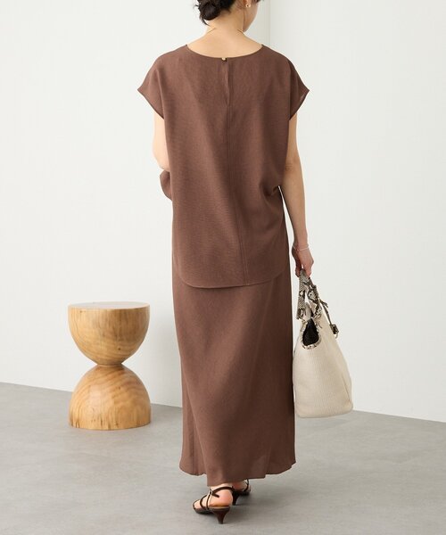 RIVE DROITE（リヴドロワ）の「【セットアップ着用可能】メッシュバイアススカート（スカート・レディース・ブラック/モカ/ブラウン/オフホワイト・36/38）」の20枚目の写真