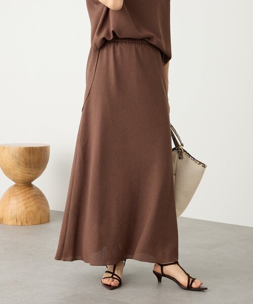 RIVE DROITE（リヴドロワ）の「【セットアップ着用可能】メッシュバイアススカート（スカート・レディース・ブラック/モカ/ブラウン/オフホワイト・36/38）」の21枚目の写真