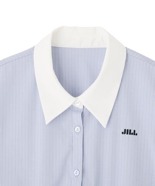 JILL by JILL STUART(ジルバイジルスチュアート)の「ドロストビスチェフレンチスリーブシャツ(シャツ/ブラウス・レディース・ベージュ系その他/ホワイト/ブルー系その他・FREE)」の21枚目の写真