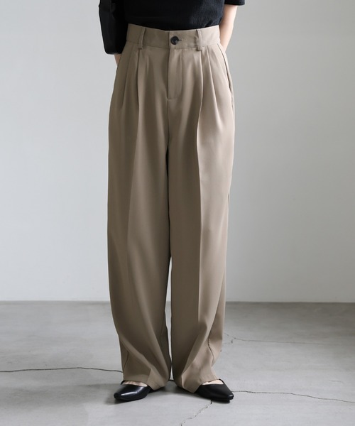 モカページ select MOCA Et セットアップ 「Et」Cut-out Georgette Blouse Pants