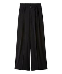 FRAY I.D | セミシアーハイウエストパンツ/ウォッシャブル(その他パンツ)