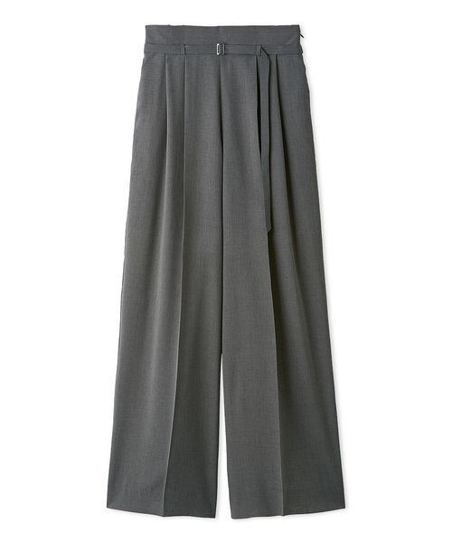 FRAY I.D（フレイアイディー）の「セミシアーハイウエストパンツ／ウォッシャブル（その他パンツ・レディース・ブラック/グレー/ホワイト・0/1）」の21枚目の写真